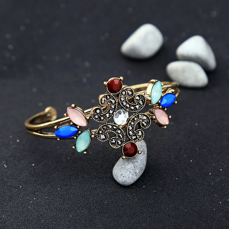 Новинка 2020 золотой цвет синий каучуковый браслет с подвесками модный Открытый