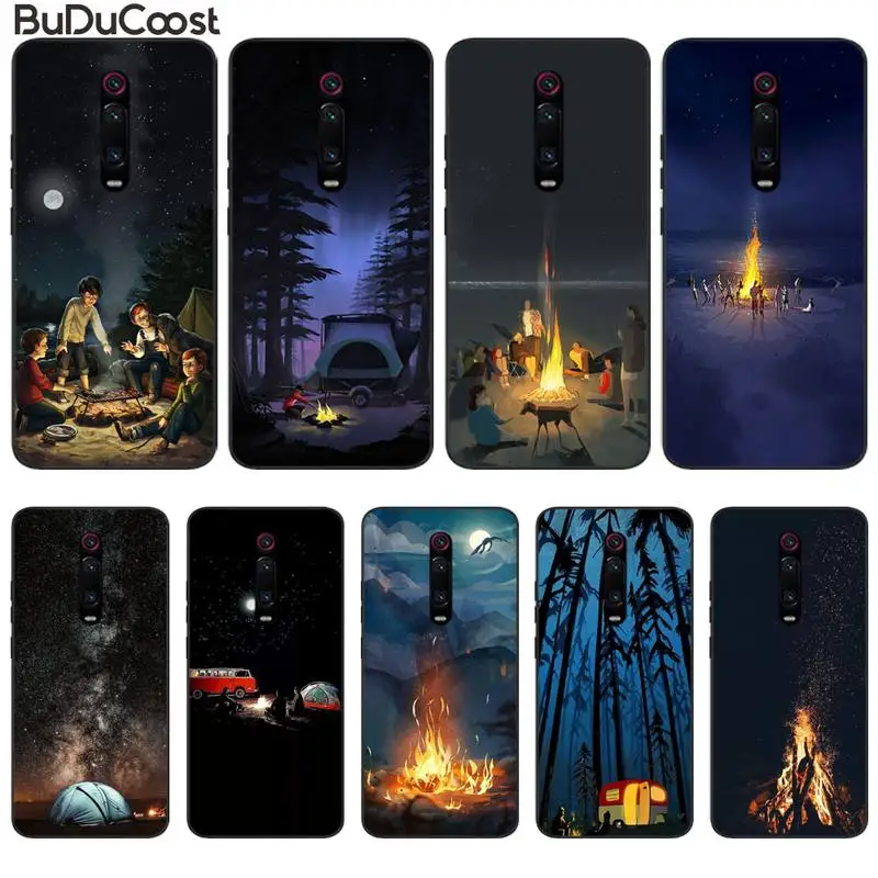 Барбекю вечерние черный чехол для телефона Корпус Redmi note8 pro note9 pro/Redmi Note4X 5 5A 7 7A Note6 6