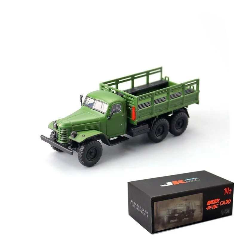 

JACKIEKIM 1:64 Scale Diecast Toy Car Vehicle Model FAW Dongfeng CA30 Classical Truck Static Educational Collection Gift For Kid