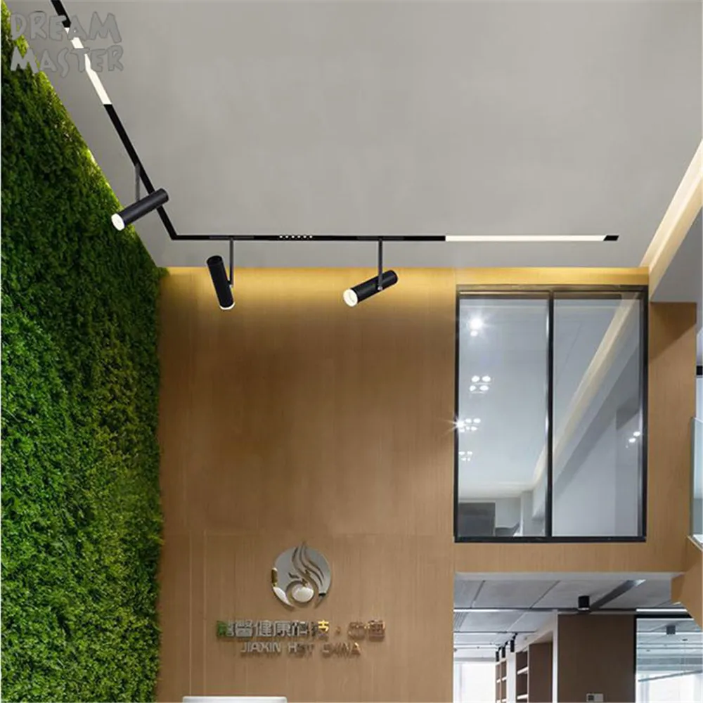 Новинка 2019 24 В постоянного тока магнитный Трековый светильник 7 Вт