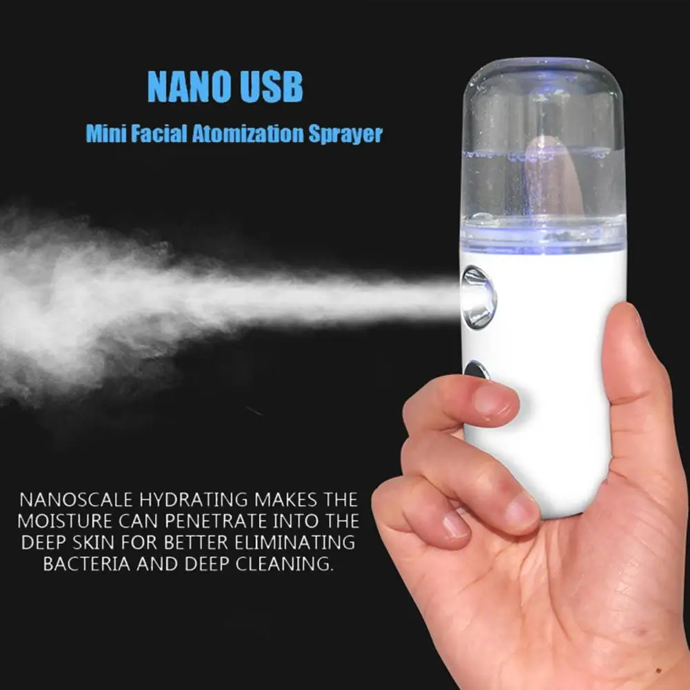 

Mini 30ml Water Sprayer Face Skin Care Atomization Moisturizing Steamer