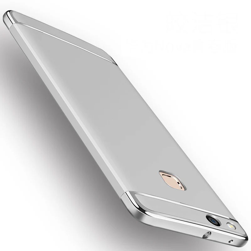 Silver Чехол для Huawei P10 P9 Lite Plus P20 P30 Pro роскошный 3 в 1 тонкий жесткий чехол для Mate 20 10 9 Pro Lite 20X P Smart Plus - Цвет: Silver