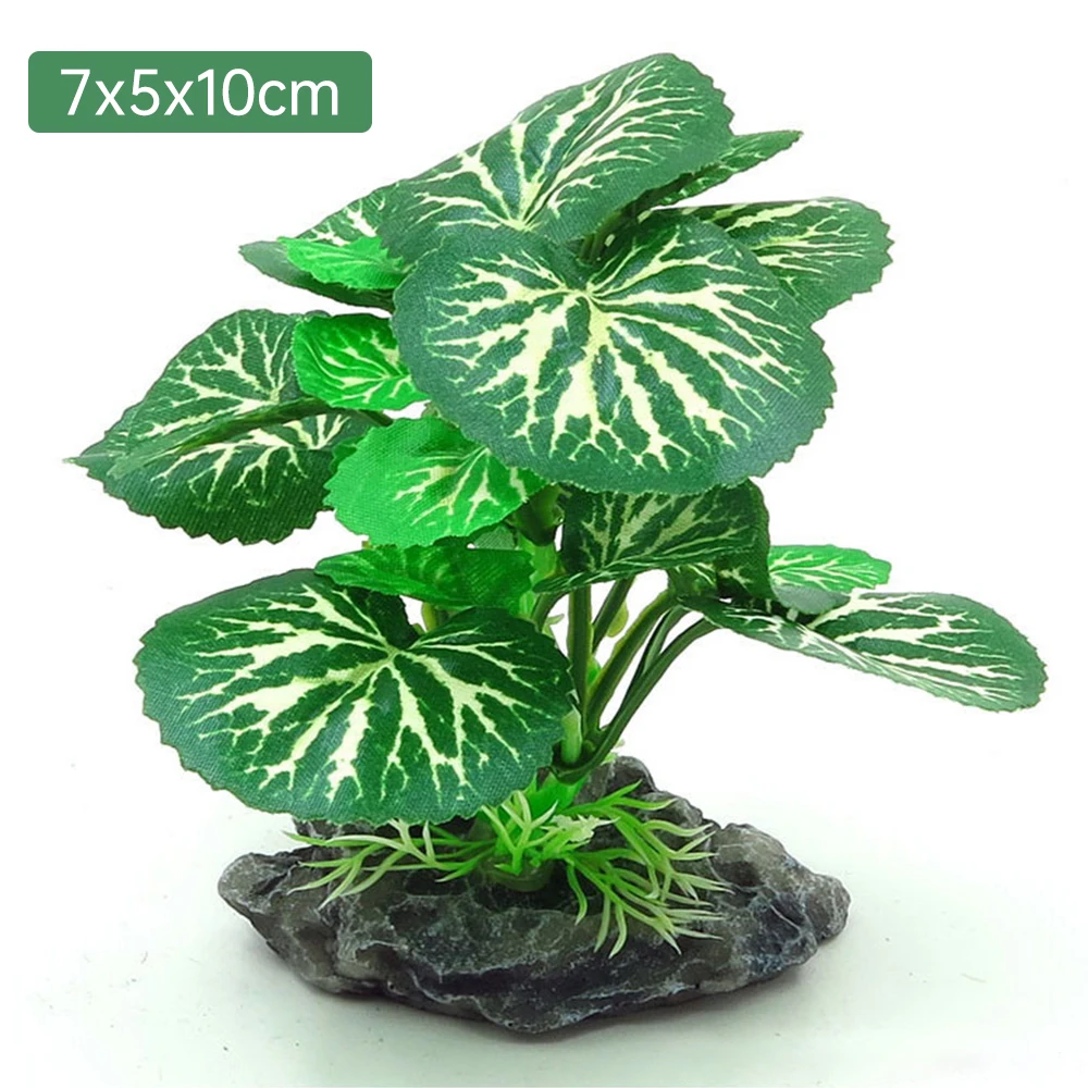 Аквариум Имитация тканевого листа искусственное водное растение аквариумный