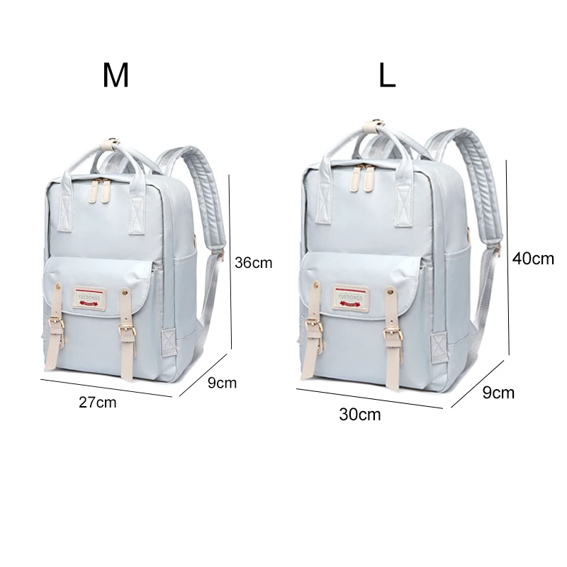 Double S houlder Computer Bag Female Large Capacity Backpack Oxford Cloth Student Schoolbag 2021