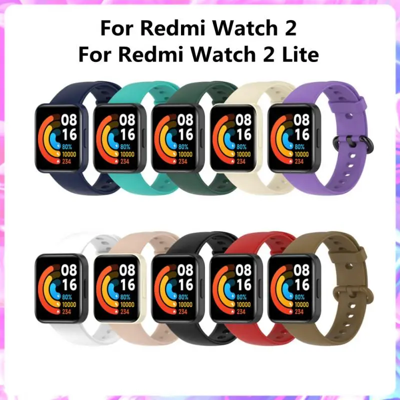 

Ремешок для Redmi Watch 2 Спортивный Браслет Смарт-часы силиконовый ремешок для Xiaomi Redmi Watch 2 Lite сменный ремешок для часов 2021