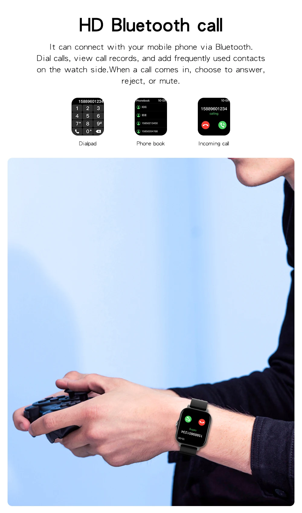 gtwin smart watch full screen touch woman exercise fitness tracker mens bluetooth bracelet phone remind astronaut smart watch free global shipping