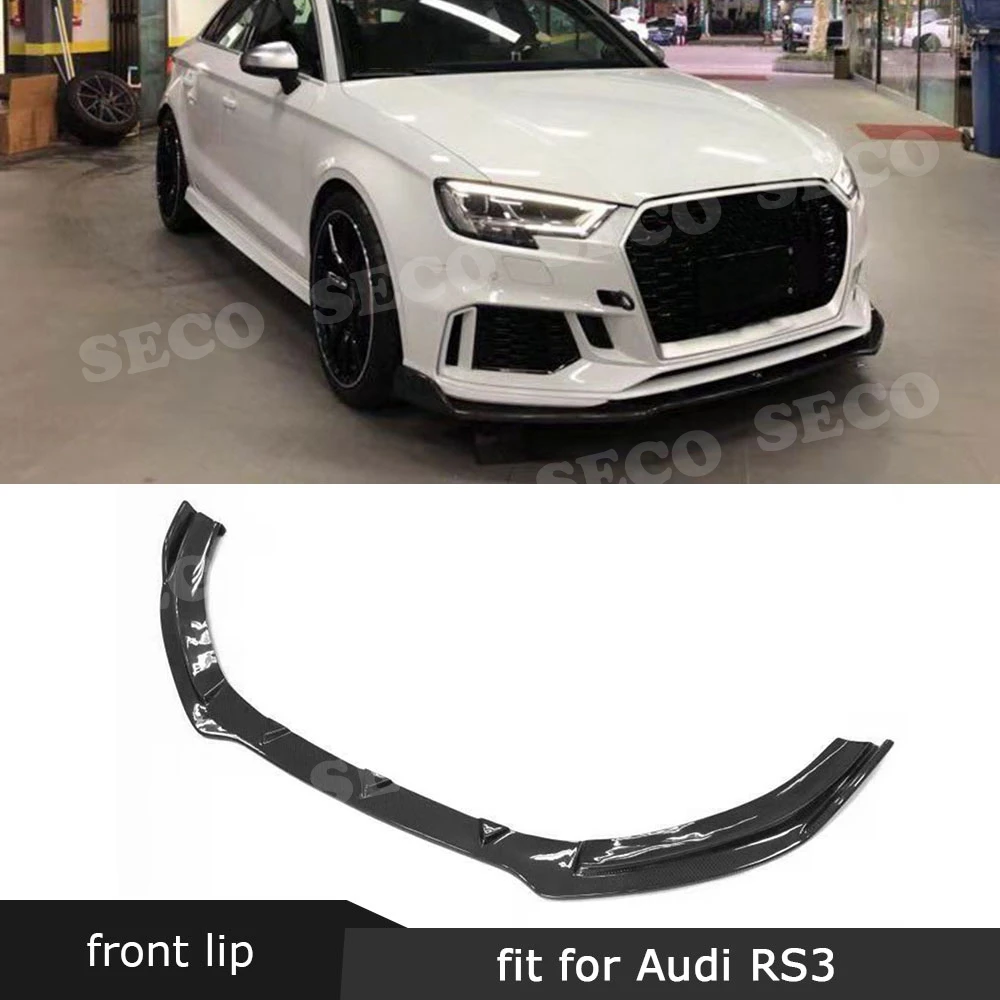 Карбоновый передний бампер спойлер для Audi A3 RS3 не A3 Стандартный S3