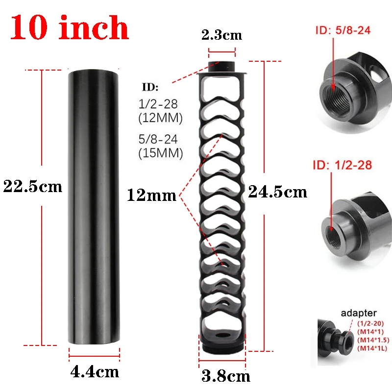 Алюминий 12 &quot10&quot 6 &quotРасширение спираль 1/2 20 28 5/8 24 M14 * 1 1L автомобильный топливный