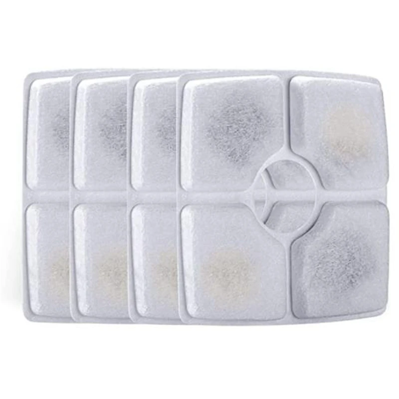 

4Pcs Cat Dog Pet Water Dispenser Filter 4 Filter Elements Suitable For Square Water Dispenser