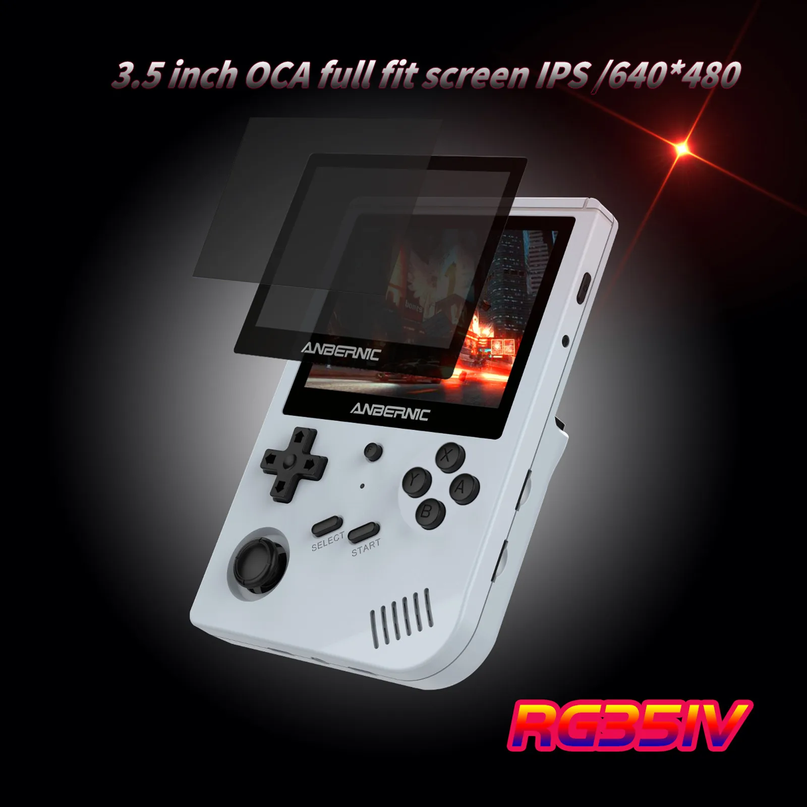 Портативная игровая консоль Rg351v 16 ГБ экран 3 5 дюйма мини-портативный карманный