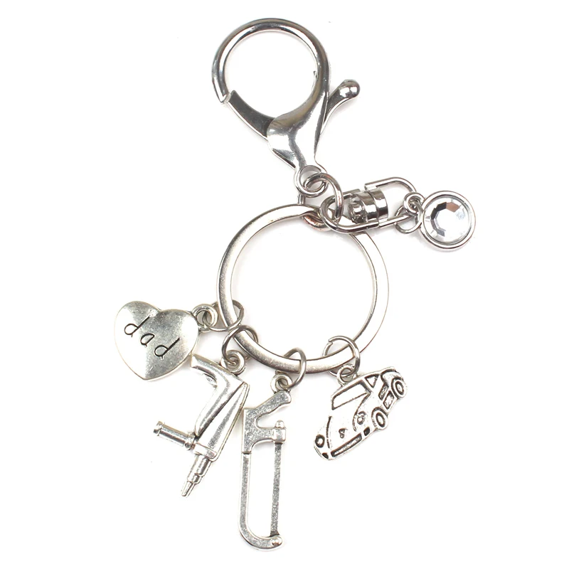 Новый 9 цветов модный авторемонтный комплект брелок мини стальная линейка Hacksaw