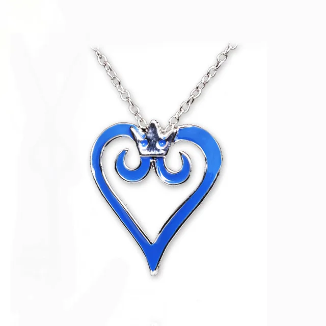 N298 SC новая популярная игра Kingdom Hearts ожерелье пистолет черный забытый клинок сплав ювелирные изделия аксессуары фигурка для женщин и мужчин косплей подарок - Окраска металла: N298