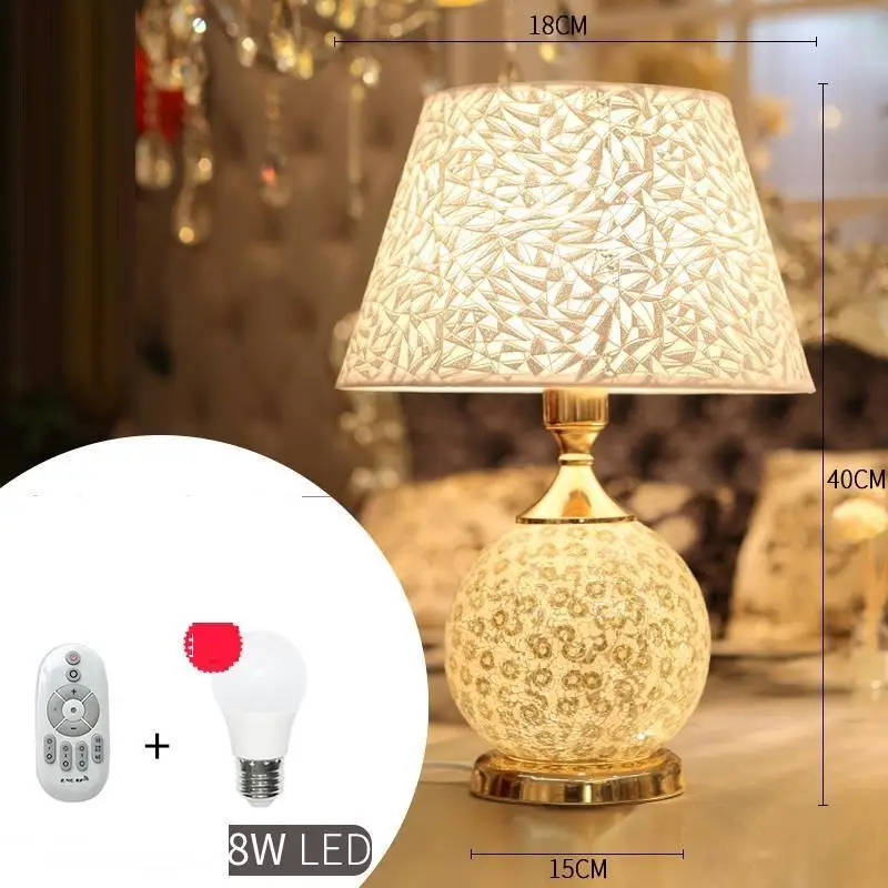 Европейский Chambre Fille Хрустальная кровать Cabeceira Tafellamp Luminaria De Mesa Abajur Para Quarto Deco