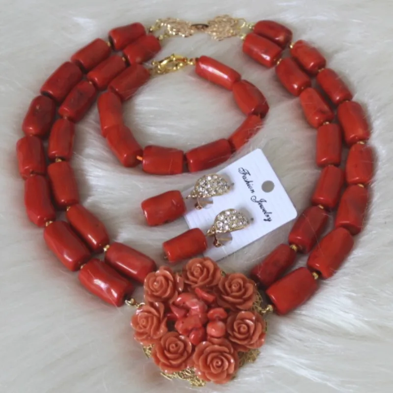 Комплект ювелирных изделий в африканском стиле Свадебный комплект из колье и |