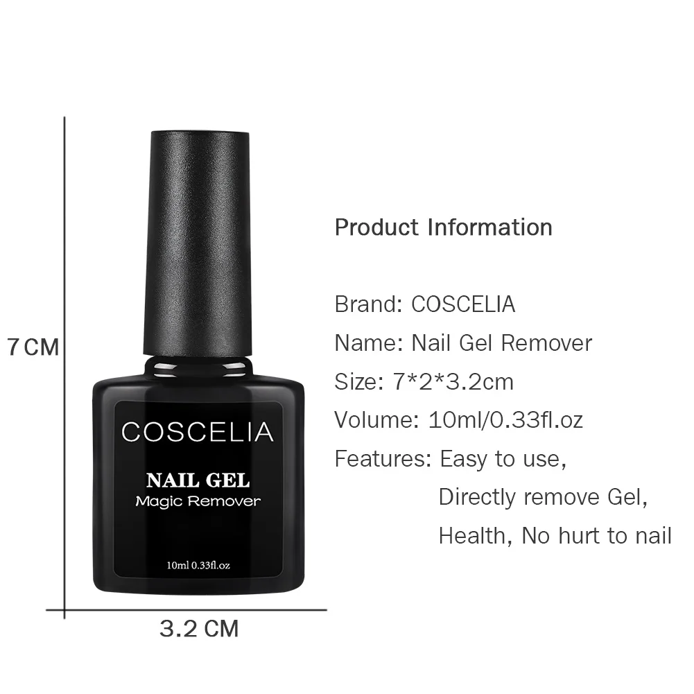 COSCELIA 10 мл магический гель для ногтей лак удаления разрывов отмачиваемый Гель