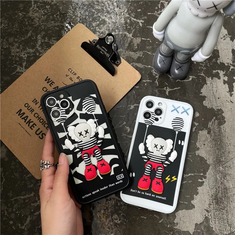 new sesame street violent bear phone case for iphone 12 pro max 11 pro max 7 8 plus xr x xs max cool smartphone cover shell free global shipping