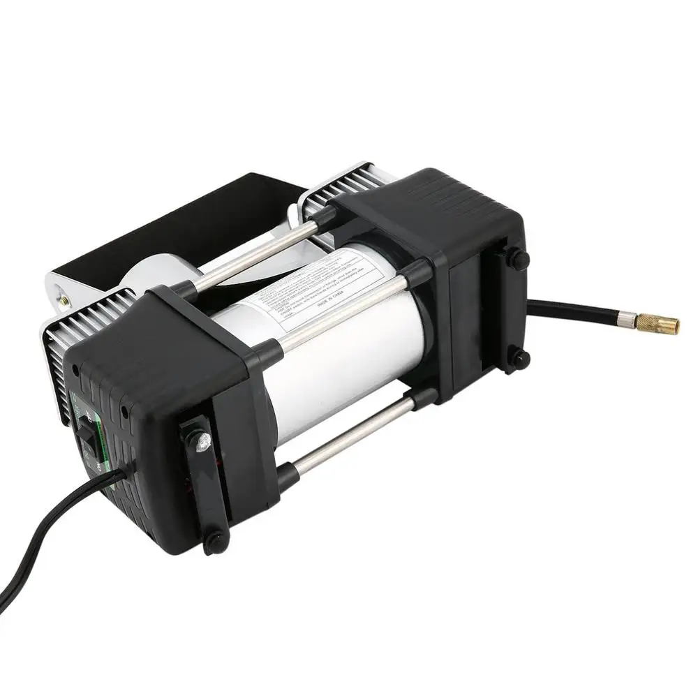 Comprar Inflador Portátil De Neumáticos De Coche, Bomba De Aire Eléctrica Automática Para Vehículo De Metal, DC 12V, Excelente Corriente, Envío Directo, 2017