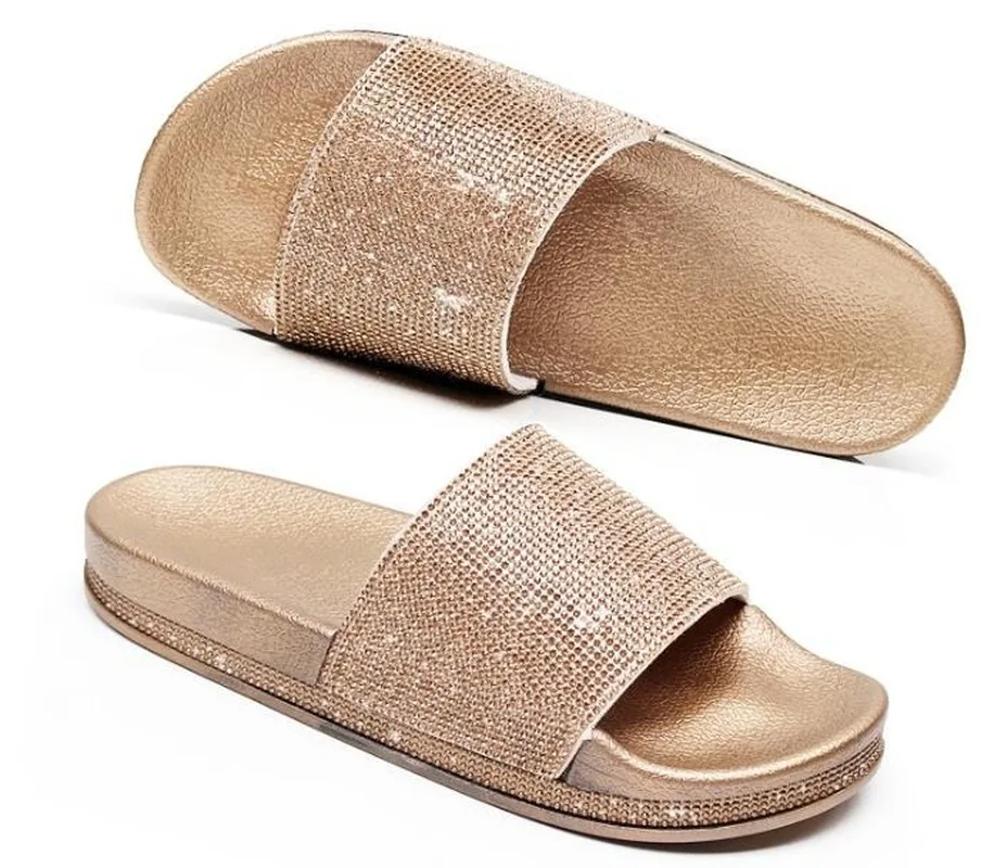 Прямая поставка с фабрики женские высококачественные шлепанцы со стразами