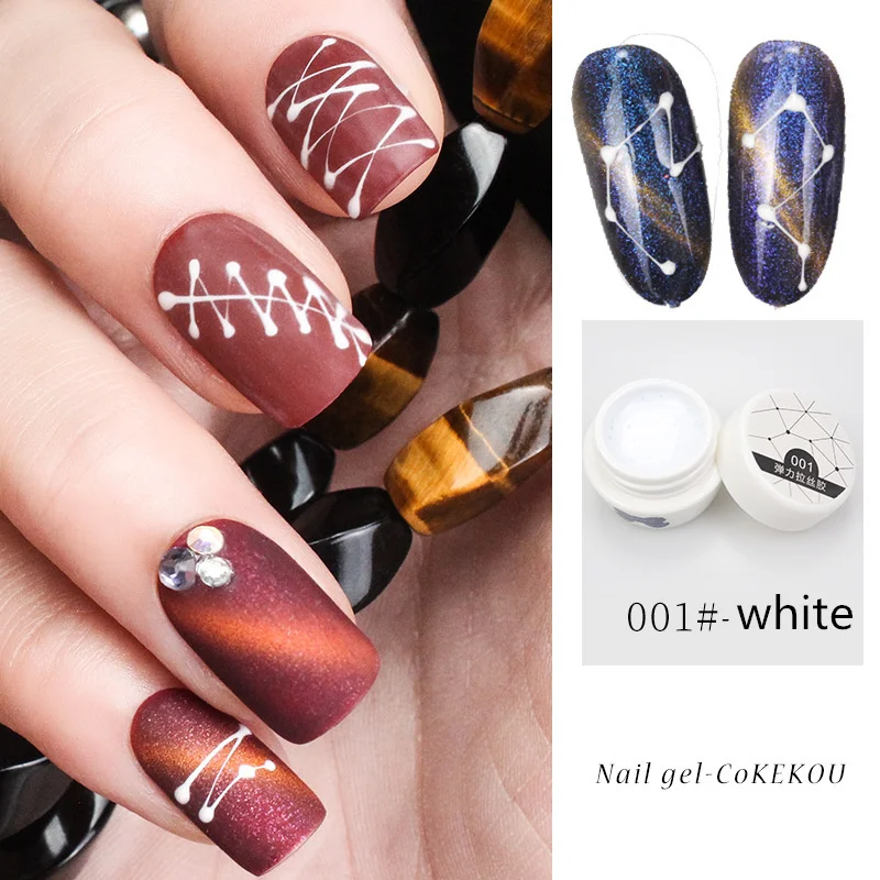 3D скульптура резной клей блеск DIY живопись УФ гель акриловый дизайн ногтей