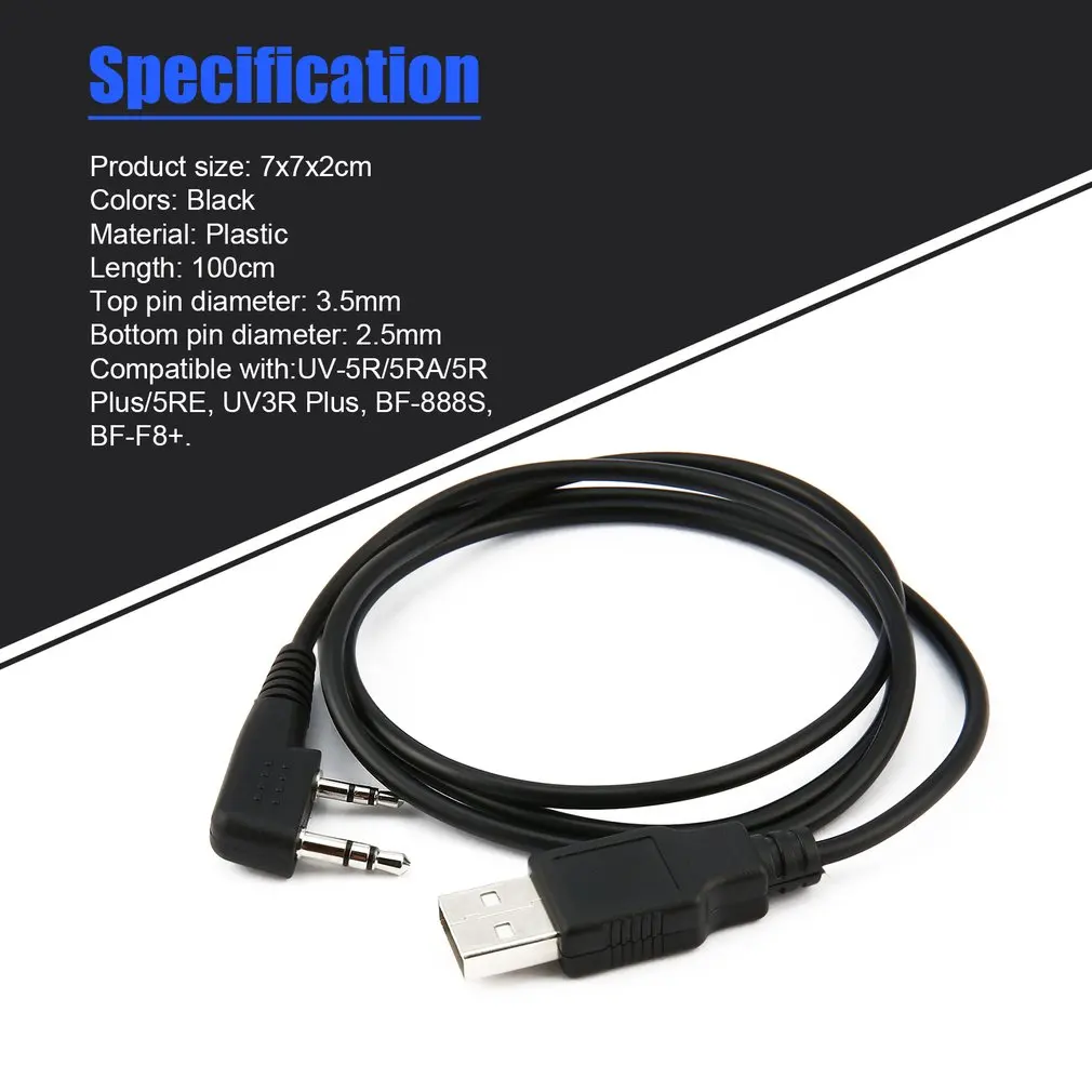 USB программирование запись частоты линейный кабель Поддержка Baofeng Радио UV 5R BF 888S F8