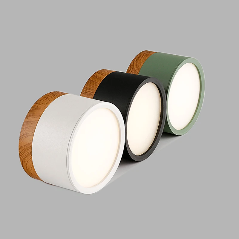 Светодиодный точечный светильник 7 Вт 15 алюминиевый потолочный в скандинавском