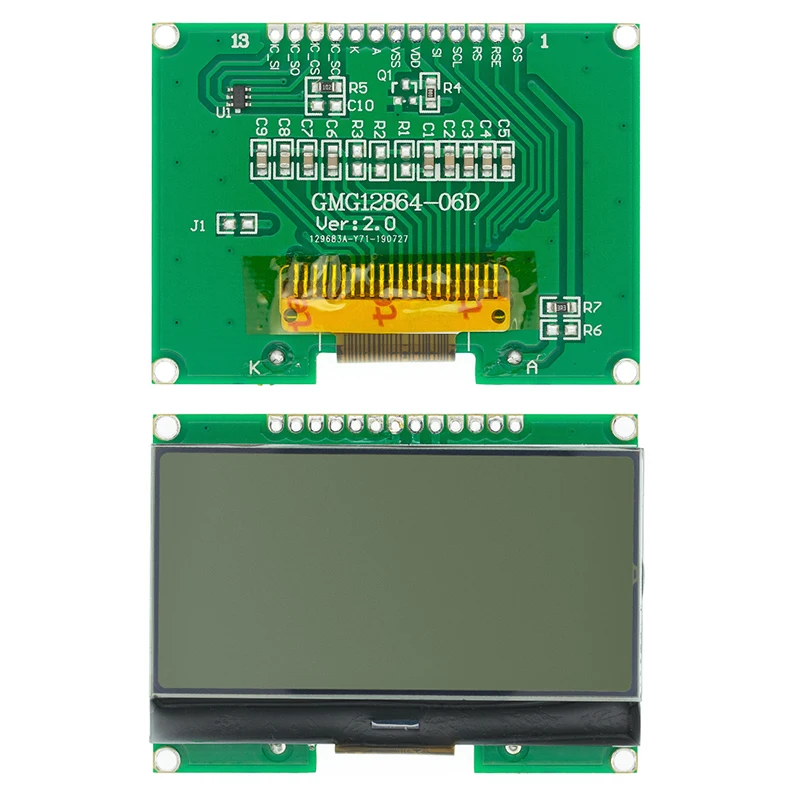 10 шт. 12864 06D ЖК модуль COG с китайским шрифтом матричный экран интерфейс SPI|lcd module|lcd