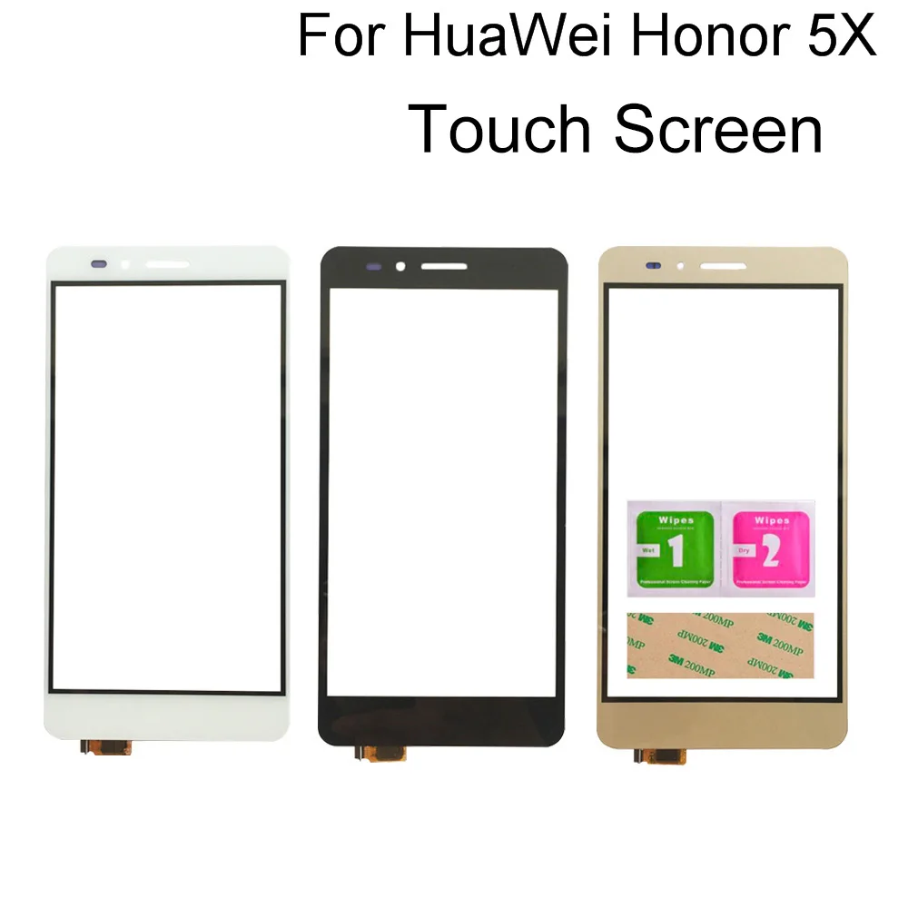 Сенсорный экран для Huawei Honor 5X дигитайзер панель объектив сенсор сенсорный