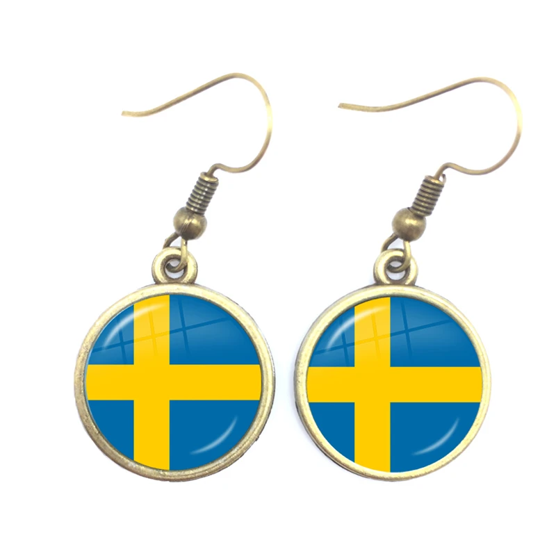 Малайзия Лаос Дания Норвегия Швеция Словакия Национальный флаг 16 мм стеклянный