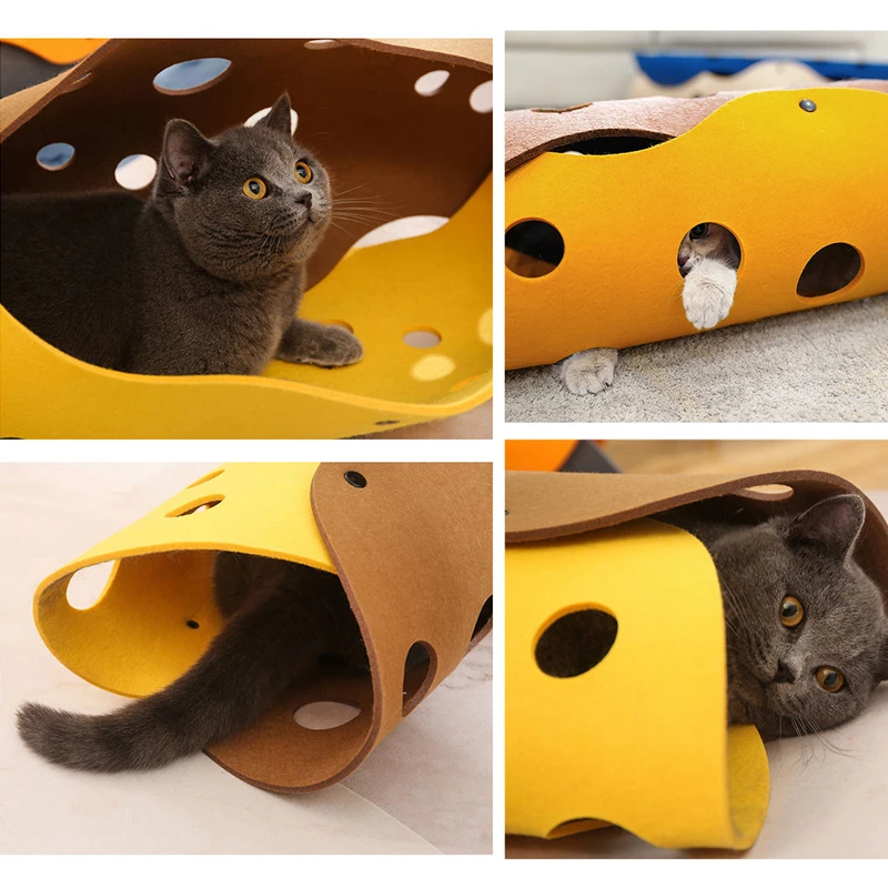 Туннель для домашних животных забавные игрушки котят туннель кошек складные