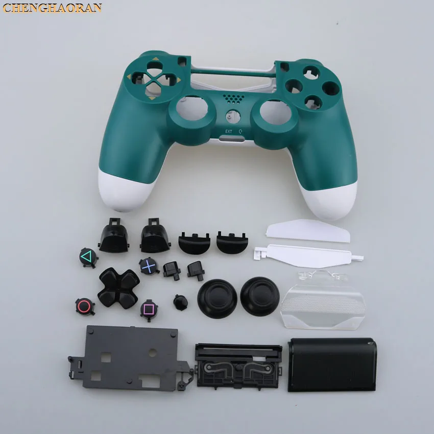 C 1SET Buttons kit Screwdriver Screws Plastic Matte Front Back Hard Upper Housing Shell Case for Sony PS4 Pro Controller JDS-040 - Цвет: C