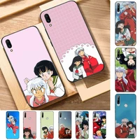 toplbpcs inuyasha sesshomaru anime phone case for huawei y 6 9 7 5 8s prime 2019 2018 enjoy 7 plus