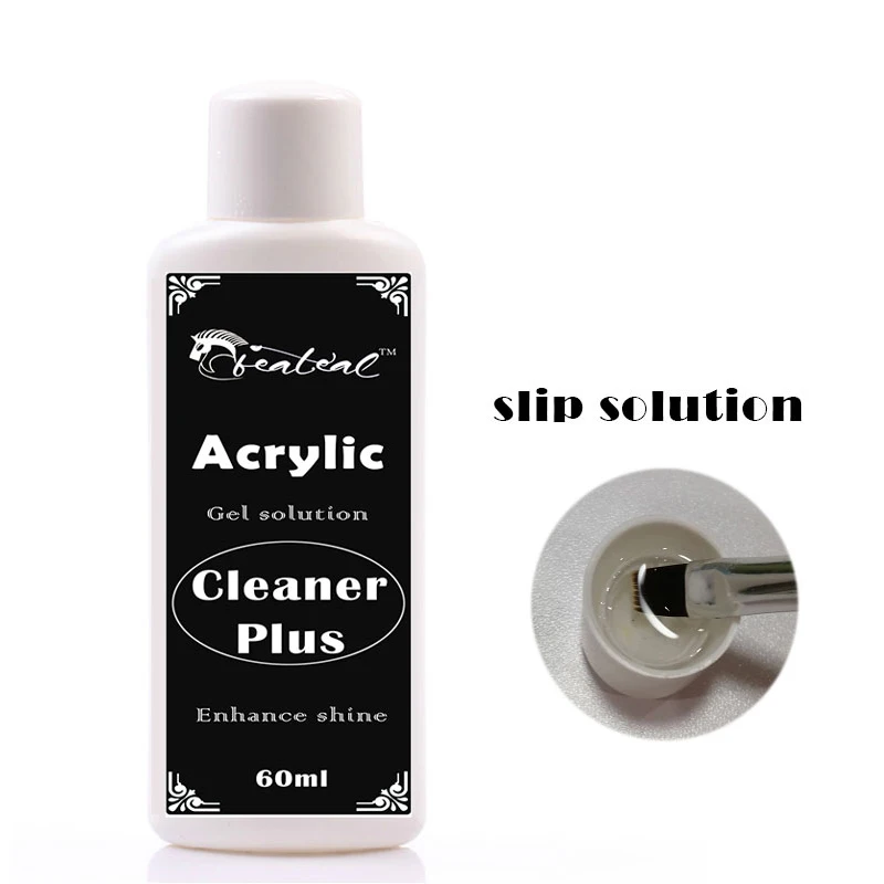 Slip Solution 15 мл 4 шт акриловый полигелевый набор для быстрого удлинения УФ-гель-раствор для выскальзывания формы для ногтей кисть для дизайна ногтей набор инструментов для ногтей полигель - Цвет: Slip Solution