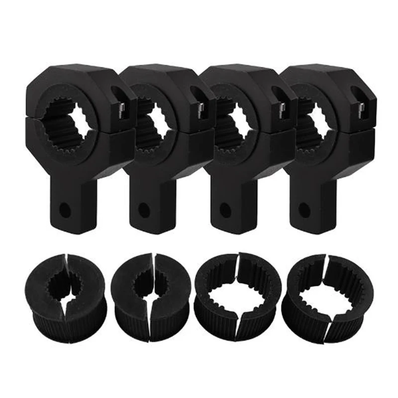 

4pcs Vertical 1/1.5/1.75/2" ATV UTV Off-Road Light Bar Clamp Mounting Bracket Kit