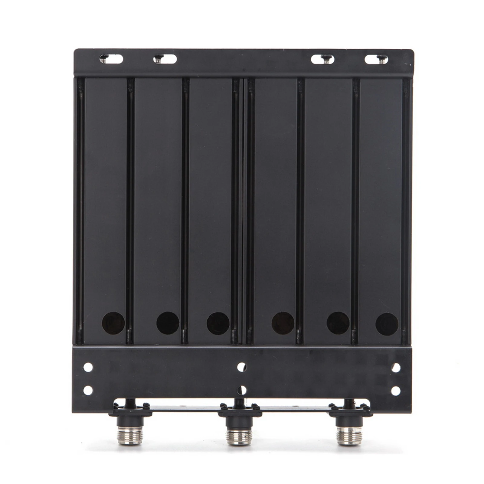 

UHF 400-470MHz 50W Duplexer With Pre-Tuned Low Frequency 455.174MHz & High Frequency 465.175MHz & N Female Connectors Black