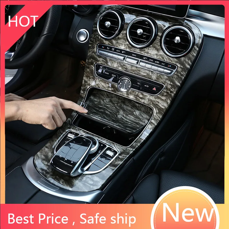 

Мраморный стиль ABS пластиковый центральный чехол для Mercedes Benz C Class W205 15-18 для Mercedes-benz GLC-Class X253 2016-18 LO