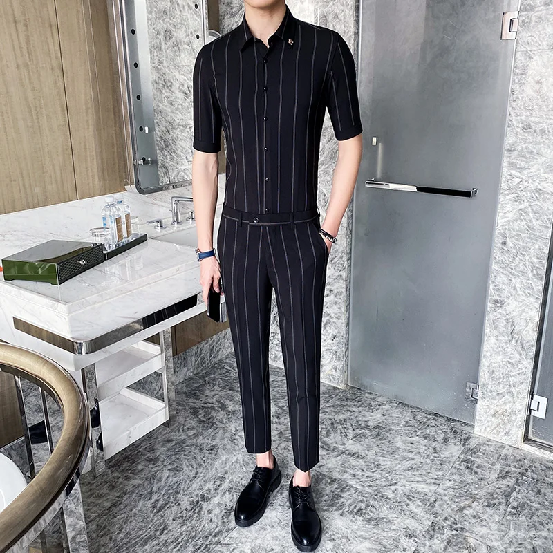 Модные 2021 новые мужские комплекты нижнего белья Летняя мужская рубашка для