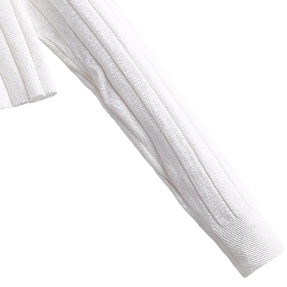 ZAFUL женский укороченный свитер с заниженным плечом пуловер вырезом лодочкой Топ