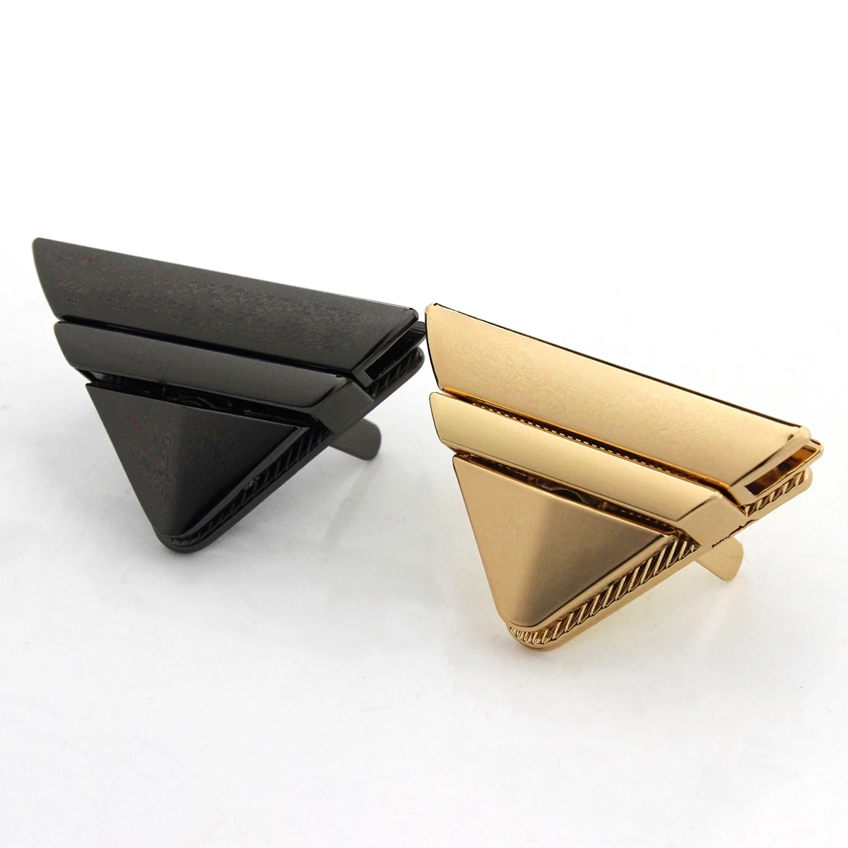 Металлический треугольный замок переключатель для сумок кошельков аксессуаров 1