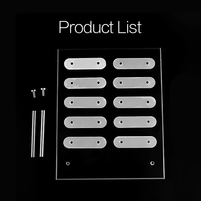 Дисплейные панели для дизайна ногтей прозрачные стерео магнитные адсорбционные