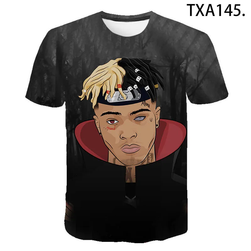 Новинка 2020 футболка Xxxtentacion для мужчин и женщин Детская летняя модная уличная