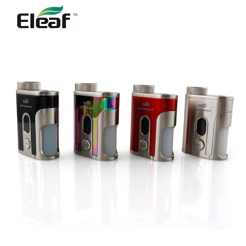 Оригинальный Eleaf Pico Squeeze 2 vape NO 18650/21700 cell 100W TC контроль с выдавливанием бутылки