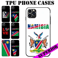 for samsung galaxy a20 50 70 m20 30 s7 s8 s9 s10 5g lite edge plus note namibia flag coat of arms soft tpu phone cases