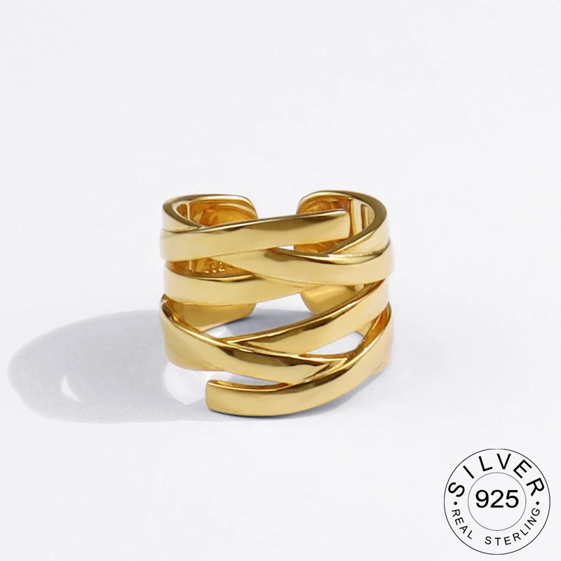 

Винтаж 925 серебряный крест кольца для женщин InterWave свадебное Трендовое ювелирное изделие больших регулируемых антикварные кольца Anillos