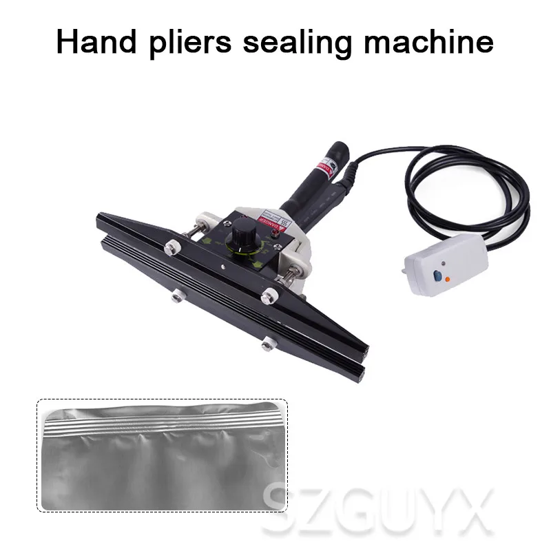 

Портативная ручная машина для запечатывания 220 В/550 Вт, коммерческие Ручные плоскогубцы, машина для запечатывания 0-400 мм, машина для запечаты...