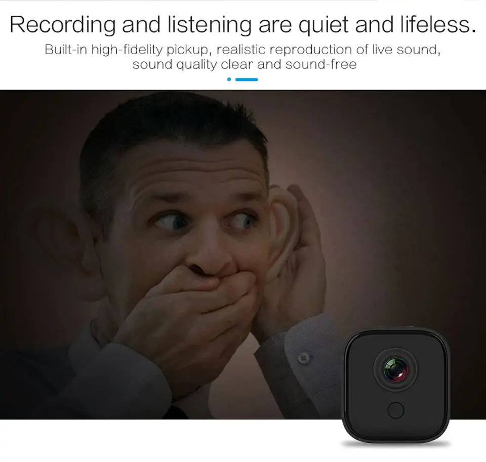 Electop Мини WiFi камера 1080P ИК ночного видения Домашняя безопасность ip-камера CCTV Обнаружение движения Беспроводная радионяня DVR видеокамера