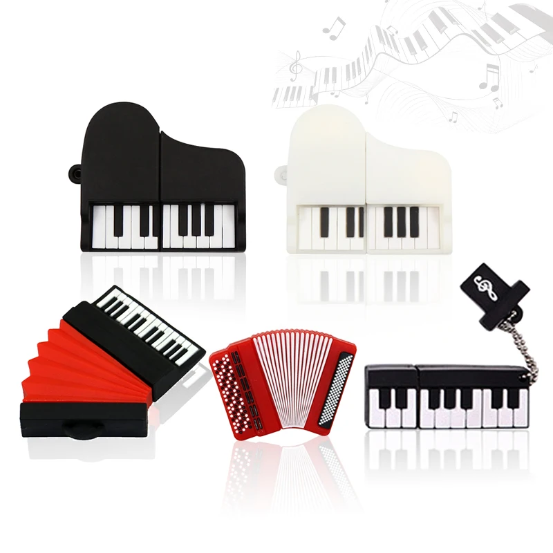 

USB flash drive 64gb memory stick pendrive 128gb cartoon Piano/ organ pen drive 4gb 8gb 16gb 32gb creative gift usb stick u disk