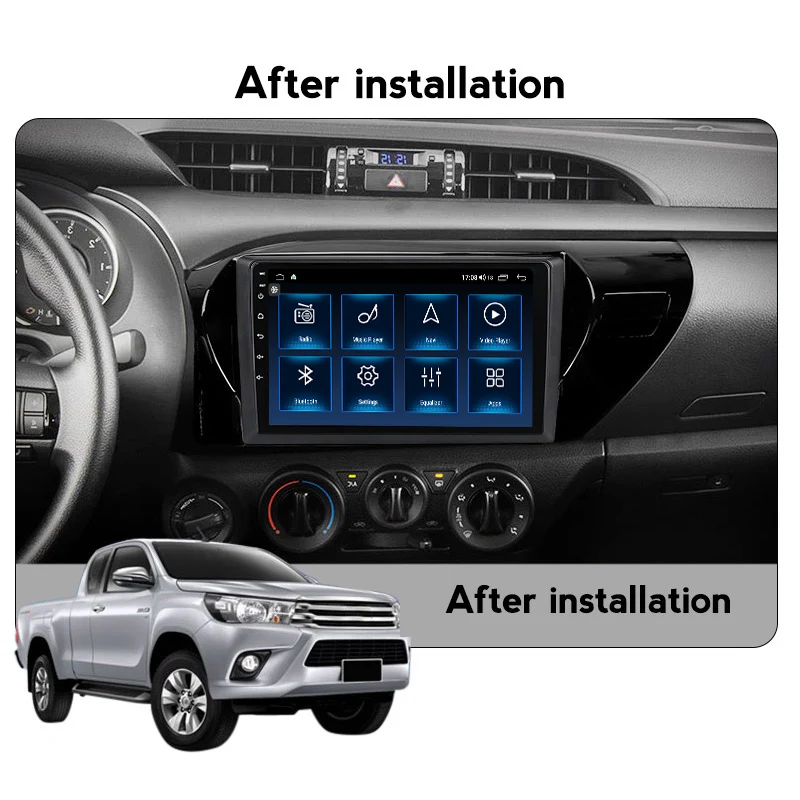 Android 10 0 ОЗУ 6 ГБ Автомобильный gps dvd-плеер для Toyota Hilux revo LHD 2015 2019 автомобильное радио