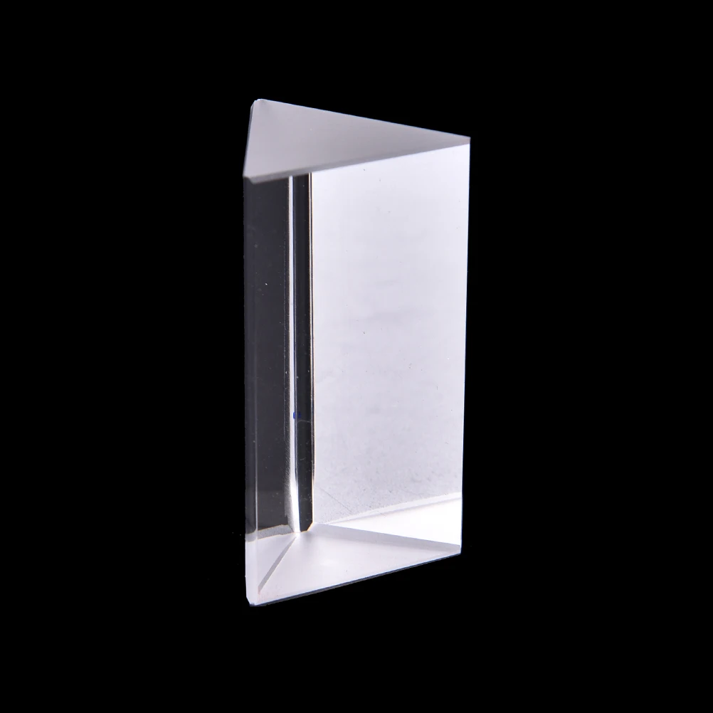 

5cm Mini Prism Optical Glass Triple Triangular Prism Refractor Physics Experiment Teaching Accessories