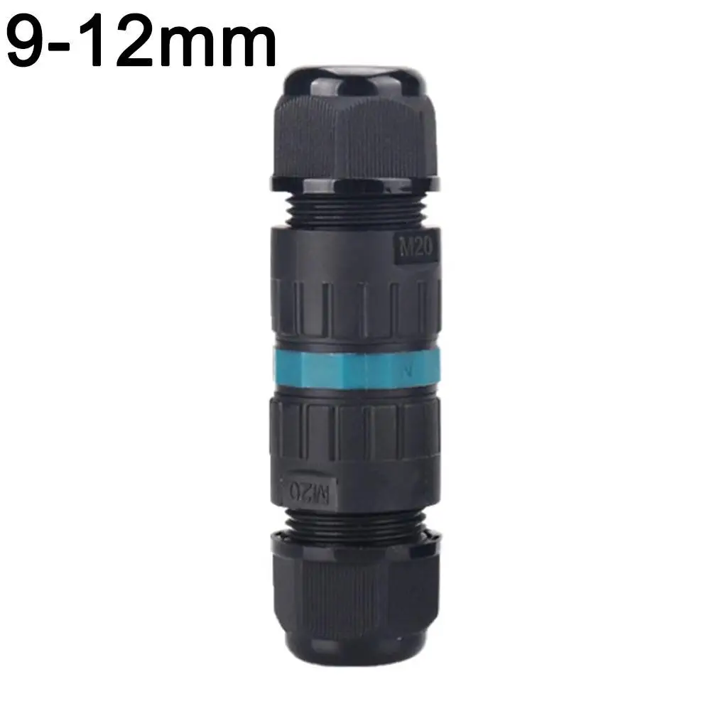 

M20 Push-in Waterproof Connector IP68 Outdoor Cable Straight Waterproof Quick Connect Waterproof Screw-free Connector Conne I2O3