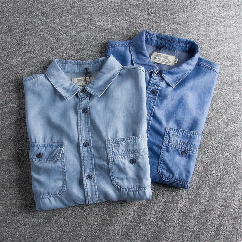 Обувь в японском стиле Харадзюку на рваные синие джинсы джинсовая рубашка для